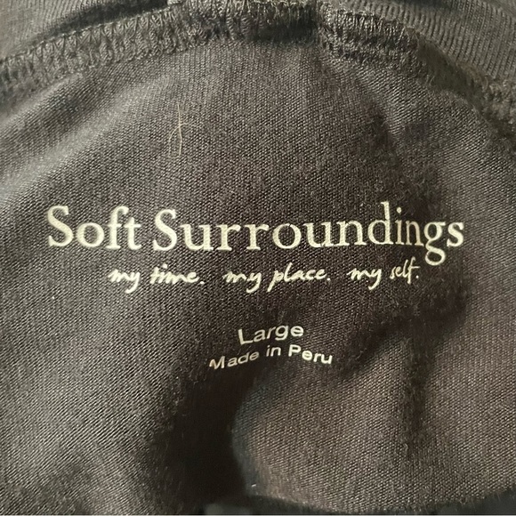 Soft Surroundings Turtle Neck Ruching Size Large - Picture 8 of 8